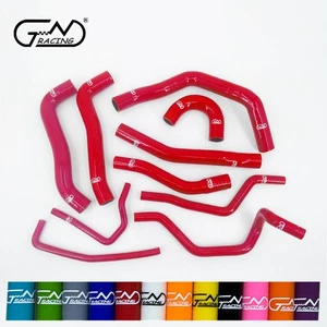 Silicone Radiator & Heter Hoses Fit 08-15 Mitsubishi Evolution Evo X 10 4B11 2.0 - Picture 1 of 11