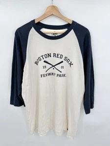 Boston Red Sox Fenway Park Raglán Camisa Para Hombres Grande MLB Camiseta de Béisbol 47 Marca - Imagen 1 de 6