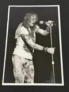 5x8 Axl Rose Schwarzweiß Foto Ende 70er Anfang 80er - Bild 1 von 4