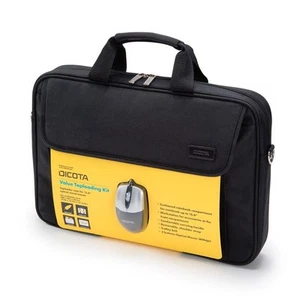 Dicota D30805 Value Toploading Kit mit Maus Notebooktasche 39,6 cm 15,6" schwarz - Bild 1 von 4