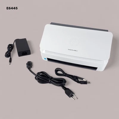 Hp ScanJet Pro 2000 s1 Sheetfed Duplex Color Scanner 50-Sheet ADF OCR Monochrome - Image 1 of 4