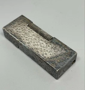 Working Dunhill Rollagas Gas Lighter Silver Used Ignition confirmed From Japan - Picture 1 of 12