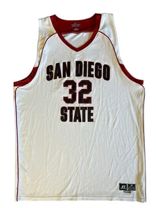 SDSU San Diego State Aztecs Basketball Jersey Mens XL Russell Athletics #32 - Picture 1 of 7