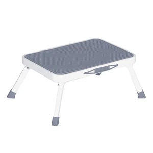 Sattiyrch Step Stool for AdultPortable Folding Metal Small One Step Stool - Picture 1 of 9