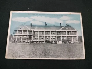 PRIMA GUERRA MONDIALE 1917 Caserma Fort Benjamin Harrison Indianapolis IN soldati dell'esercito cartolina - Foto 1 di 4