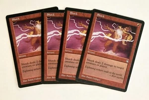 Shock (4) Stronghold LP MTG Magic the Gathering - Picture 1 of 1