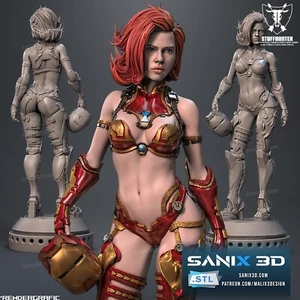 IRON WIDOW ( Scarlett Johansson ) (Fan Art) - Marvel Figur Modell 1:10 - Picture 1 of 5