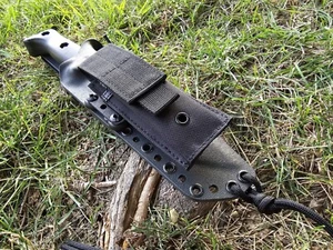 KA-BAR BK7 Kydex Sheath, TACO 2.0, DANGLER, FS HOLDER, Paracord Lanyard(Blk) - Picture 1 of 12