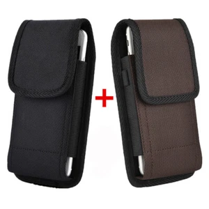 2x Universal Belt Clip Pouch Case Cell Phone Holster Vertical Waist Bag Cover AU - Picture 1 of 12