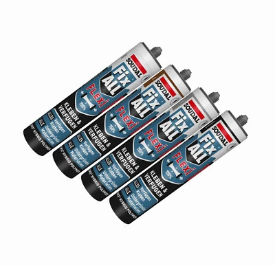 Soudal Fix All Flexi (Classic) 470g Kleb+Dichtstoff Hybrid ••Farbe wählbar•• - Bild 1 von 3