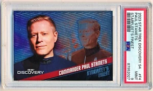 Star Trek Discovery Season 4 Paul Stamets Starfleet's Finest #F4 /99 PSA 9 - QTY - Picture 1 of 2