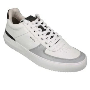 Blackstone Zapatillas Estilo Deportivas para Hombre Blanco BG166 Radley Gris - Picture 1 of 6