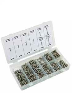 320 STAINLESS STEEL SCREWS Chevy Ford Chrysler Interior Screw Set With Organizer - Picture 1 of 1