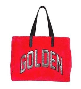 Golden Goose borsa shopping a spalla + tracolla in tessuto spugna 25624 fuxia - Picture 1 of 6