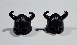 PLAYMOBIL 2X CASCO NEGRO CUERNOS - 2/10/20 - Picture 1 of 1