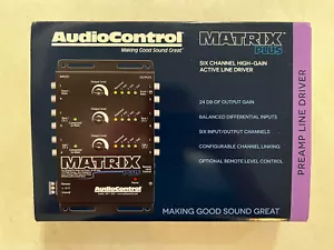 Controlador de línea de 6 canales AudioControl Matrix Plus con control de nivel opcional - Imagen 1 de 3