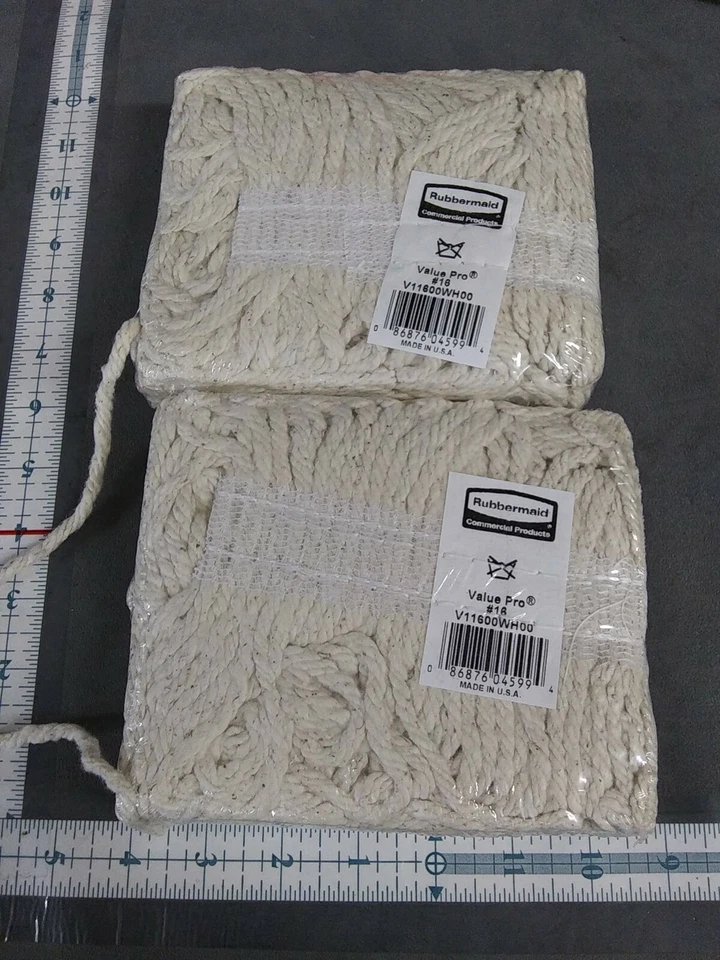 VALUE PRO COTTON #16 V11600WH00  - 2 pack new in plastic - Image 1 of 3