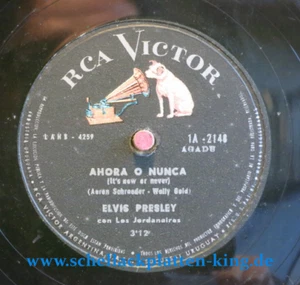 Elvis Presley 78 / Ahora O´Nunca - (It`s Now Or Never & A Mess Of Blues) (KA101) - Picture 1 of 3