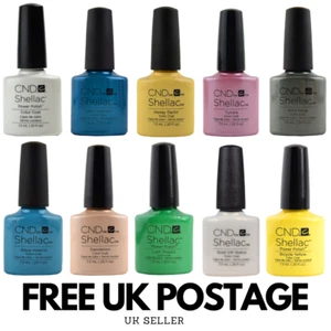 CND Shellac UV/LED Gel Nail Polish 7.3ml - Various Colours . FREE P&P . - Picture 1 of 11