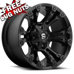 20 inch 20x9 FUEL D560 VAPOR BLACK wheel rim 8x6.5 8x165.1 +1 - Picture 1 of 1