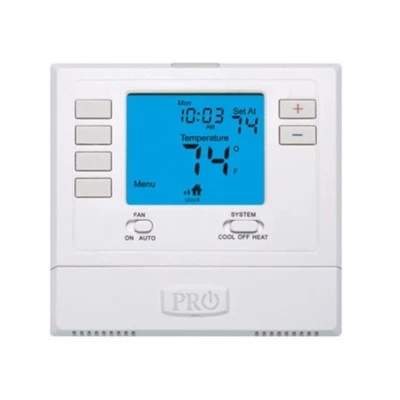 Pro 2 Heat/2 Cool 7 Day or 5/1/1 Electric-Gas Programmable Thermostat T715 - Image 1 of 2