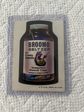 1974 Topps Wacky Packages Broomo Seltzer