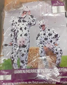Faschingskostüm Karneval Halloween Plüsch Kuh Damen Herren Größe 44/46 L - Bild 1 von 2