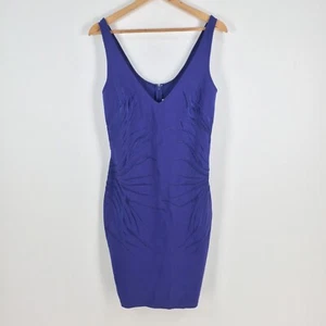 Blessed are the Meek womens dress size 2 aus 10 blue bodycon knee length 011971 - Picture 1 of 10