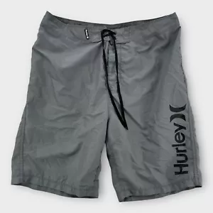 Hurley Shorts Machado Mens Size 31 Red Dark Orange Cotton Walking NWOT - Picture 1 of 6
