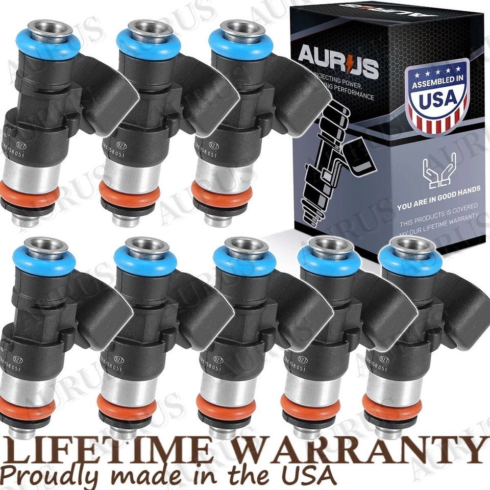 Inyectores de combustible X8 OEM AURUS NUEVOS para Chevrolet Corvette 2008 2009-2013 6,2 L LS3 Foto 1 de 4