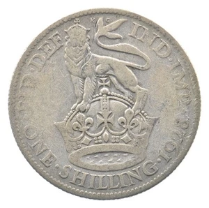 Roughly Quarter Sized 1928 Great Britain 1 Shilling World Silver Coin *970 - Picture 1 of 3