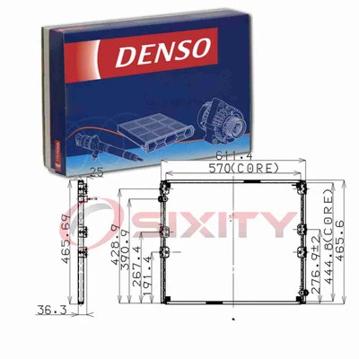 Condensador de CA Denso para Toyota 4Runner 1996-2002 2,7 L 3,4 L L4 V6 aire acondicionado gz Foto 1 de 4