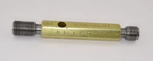 M16 x 1.5 6H - Metric Plug Gage - Go No/Go - 16 mm - 1.5 lead ~ Regal Beloit - Picture 1 of 1