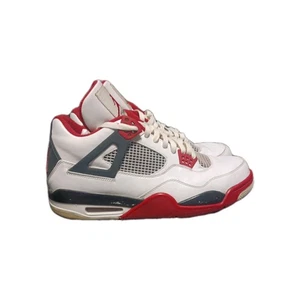 Air Jordan 4 Retro Fire Red Men Size 13 Needs Restoration 308497-110 - Foto 1 di 12