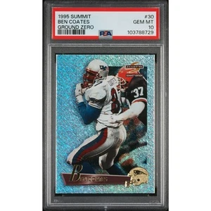 1995 Score Summit Ground Zero #30 Ben Coates PSA 10 New England Patriots - Pop 1 - Imagen 1 de 2