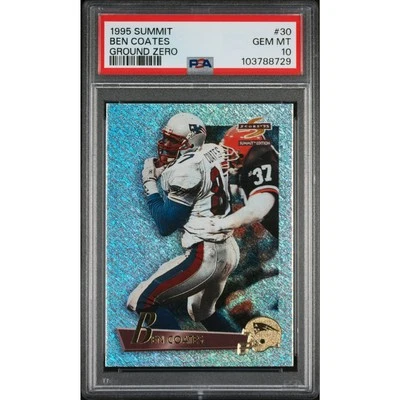 1995 Score Summit Ground Zero #30 Ben Coates PSA 10 New England Patriots - Pop 1 - Image 1 of 2