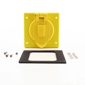 Hubbell Wetterfeste Abdeckung für 2,44" Steckdose Buchse Corr Resist HBL77CM77 - Bild 1 von 6