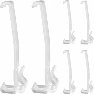 Volant Clips 6 Stück 3-1/4 Zoll Fenster Jalousien versteckter Clip klar Kunststoff für Horizonta - Bild 1 von 12