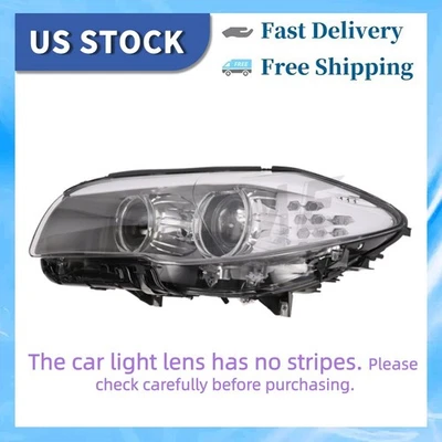 Left HID/Xenon Headlight Driver Side Lamp Fit 2011-2013 BMW 5 Series 528i xDrive - Image 1 of 4