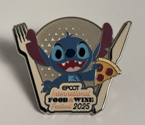 Disney Parks Pin Epcot Food And Wine Festival 2025 Mystery Pin - Stitch - Bild 1 von 6