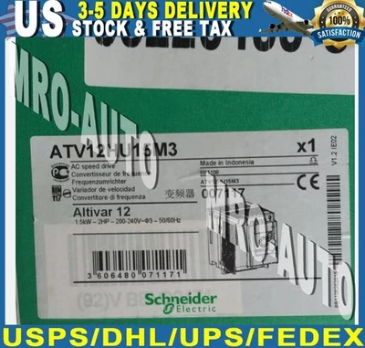 1PCS ATV12HU15M3 NEW INVERTER ATV12HU15M3 - Image 1 of 4