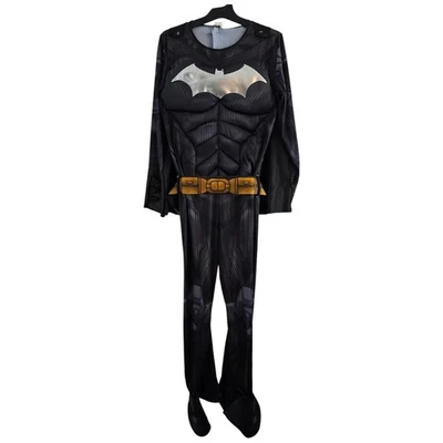 Batman Muscle Chest Kids Costume with Mask & Cape Superhero Halloween Outfit - Image 1 of 4
