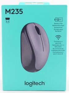 Logitech M235 Wireless Mouse - 2.4 GHz USB Receiver - 1000 DPI Optic - Picture 1 of 2