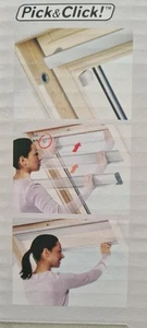 Velux, Black Out Blind. White. Total Blackout. Silver Frame. Brand New - Picture 1 of 5
