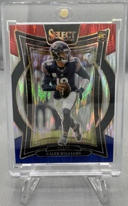 CALEB WILLIAMS 2024 Select Red White Blue Shock Prizm Concourse Bears #25 - Picture 1 of 2