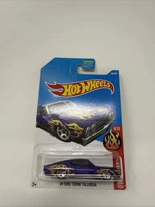 2017 Hot Wheels HW Flames 4/10 '69 Ford Torino Talladega Purple 182/365 - Picture 1 of 3