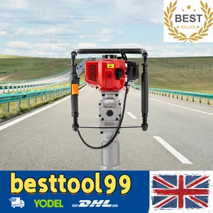 Valla de conductor de pila de gasolina 52cc poste en T golpeador empuje pila apisonador manual 2,3 hp - Imagen 1 de 18