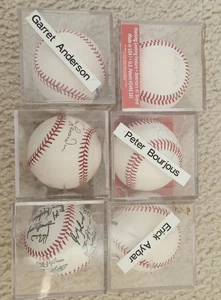 Signed MLB Baseball Lot - Anderson, Lasorda, Aybar, Bourjous - Picture 1 of 5