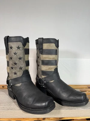 Botas de montar Durango con arnés para hombre talla 12 M estilo bandera patriótica DDB0141 Foto 1 de 4