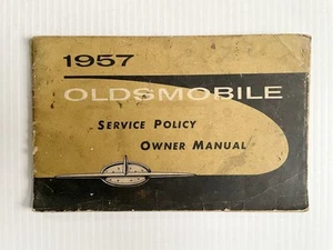 Oldsmobile 1957 política de servicio manual del propietario guía del usuario original - Imagen 1 de 9